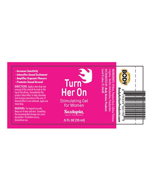 Sextopia Turn Her On Women Stimulating Gel