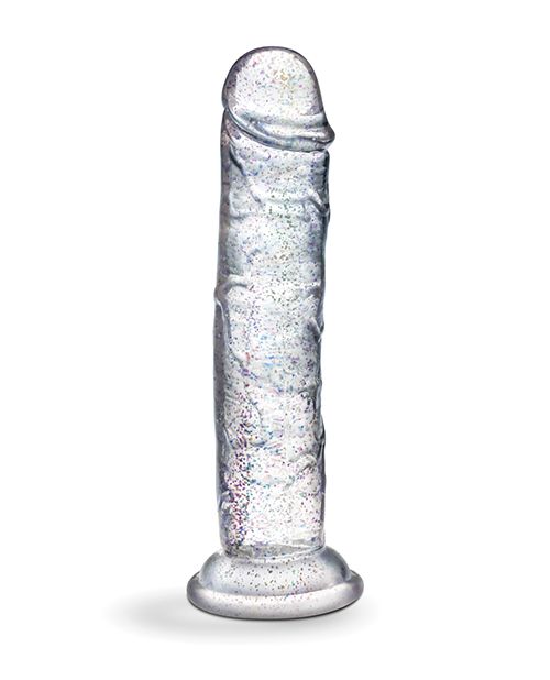 Naturally Yours Gala Sparkling Clear Dildo