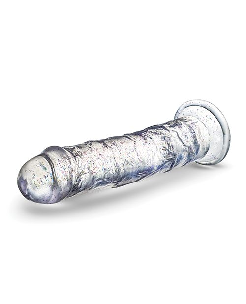 Naturally Yours Glamor Sparkling Clear Dildo