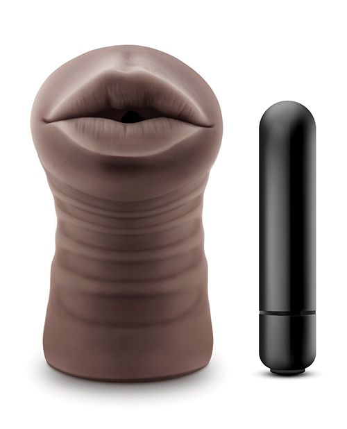 EnLust Mouth Stroker With Vibrating Bullet -Krystal
