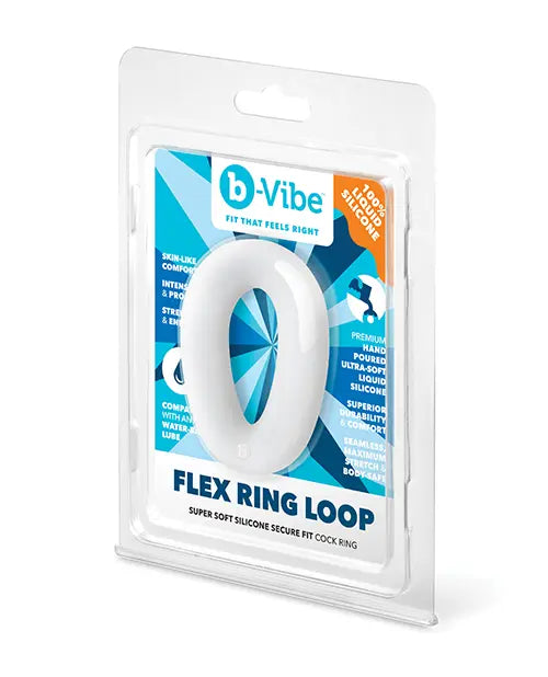 b-Vibe Flex Ring Loop Super Soft Silicone Secure Fit Cock Ring
