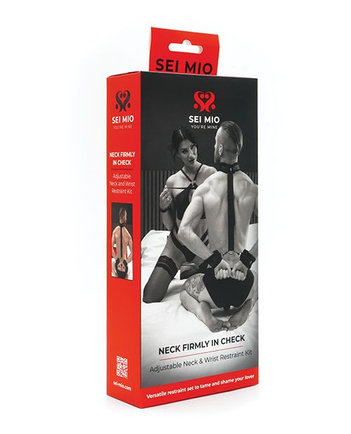Sei Mio Neck Firmly in Check Adjustable Neck & Wrist Restraint Kit