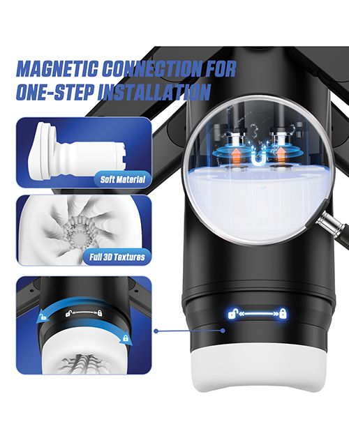 Wing Thrusting & Vibrating Masturbator