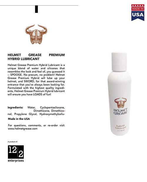 Helmet Grease Hybrid Lubricant