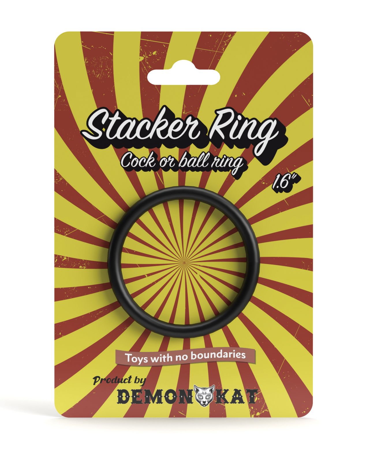 Demon Kat 1.6 Inch Stacker Ring