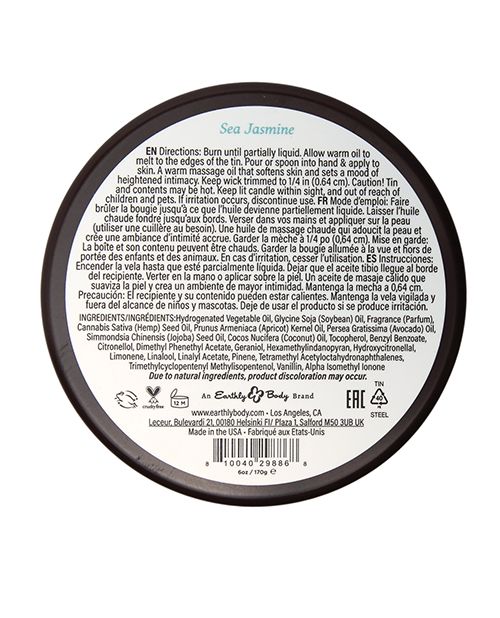Earthly Body at Night Candle-Sea Jasmine