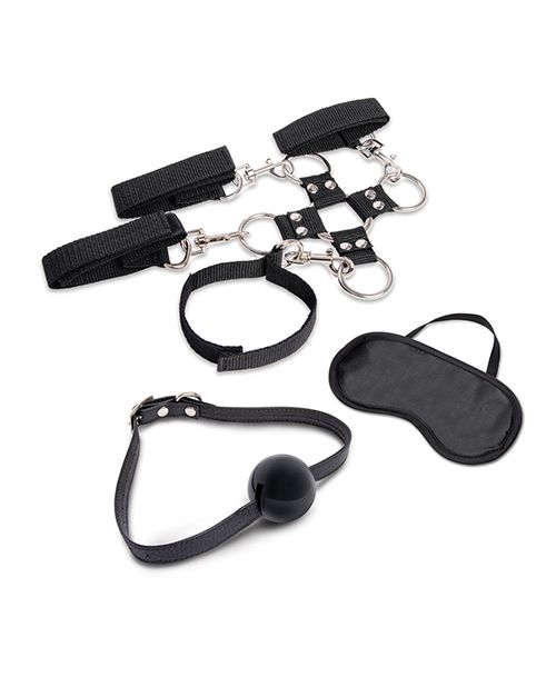 Lux Fetish 7 Piece Hogtie & Ball Gag Kit