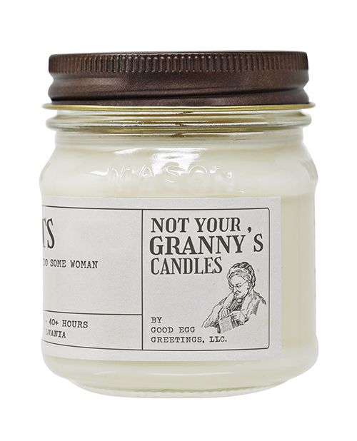 Sleazy Greetings Calm Your Tits Candle