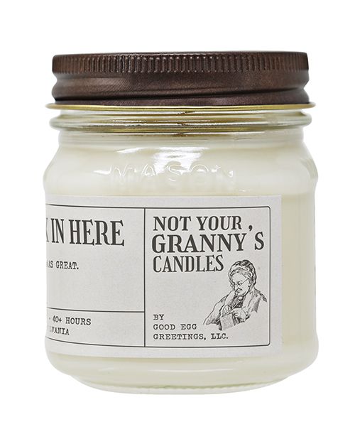 Sleazy Greetings We Just Had Sex In Here Candle