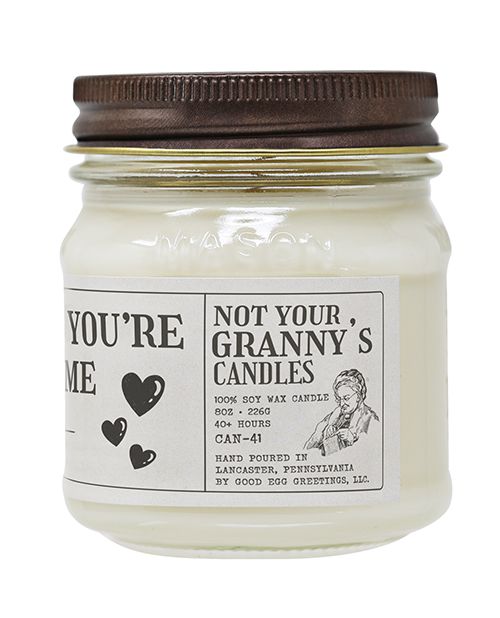 Sleazy Greetings Smells Like You're Stuck With Me Candle
