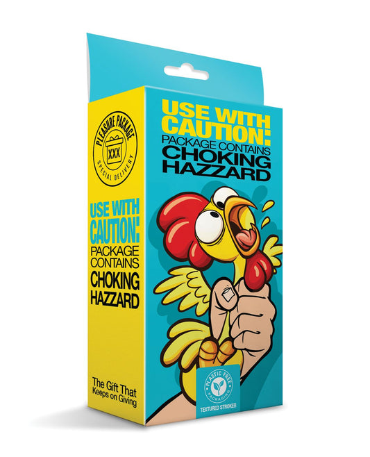 Pleasure Package Use With Caution Tight Textured Stroker