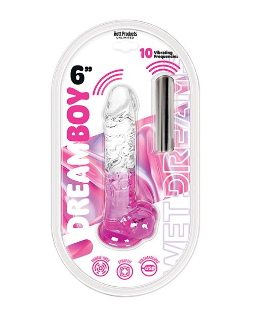 Wet Dreams Dream Boy 6 Inch Jelly Vibrator