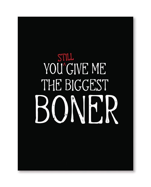Naughty Kards Biggest Boner