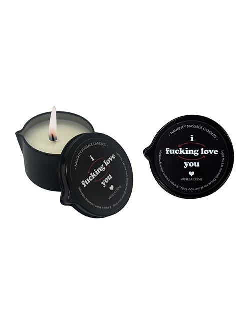 Kama Sutra Massage Candle-2 oz- I Fucking Love You