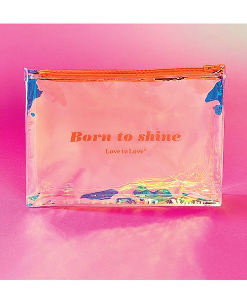 Love to Love Born to Shine Pouch-Vivid Orange