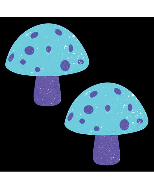 Nipztix Black Light Glitter Shroom Pasties