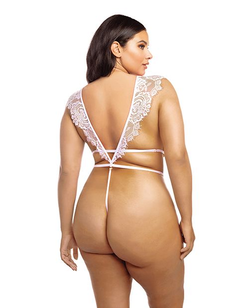 RSVP Imani Eyelash Lace Soft Cup High Leg Teddy