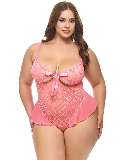 Oh La La Cheri Aubrielle Diamond Mesh Underwire Teddy