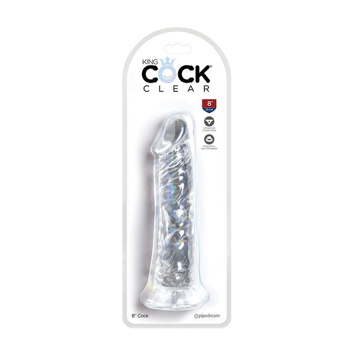 King Cock Clear 8 Inch Cock