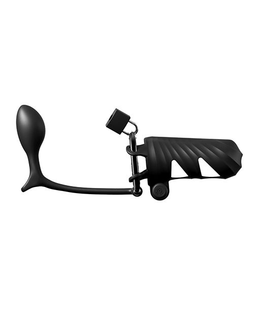 Fantasy C-Ringz Remote Controlled Vibrating Cock Blocker With Ass-Gasm Plug