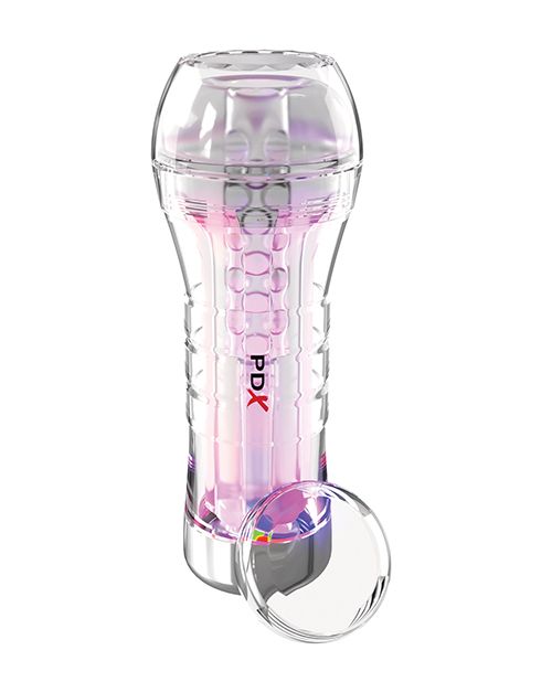 PDX Elite ViewTube XXL See-Thru EZ-Grip LED Stroker