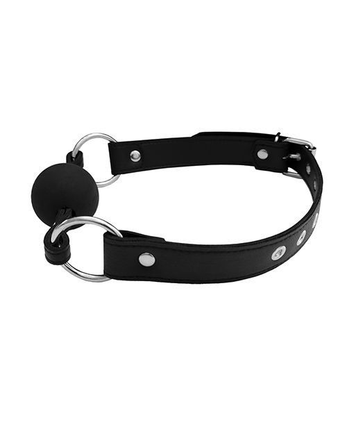 Fetish Play Vegan Leather Ball Gag
