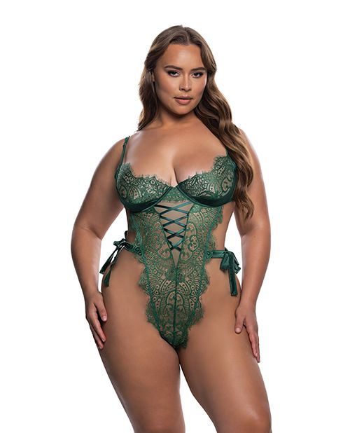 Roma Confidential Dreamer's Lust Lace and Satin Teddy