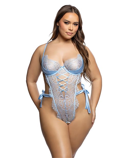 Roma Confidential Dreamer's Lust Lace and Satin Teddy
