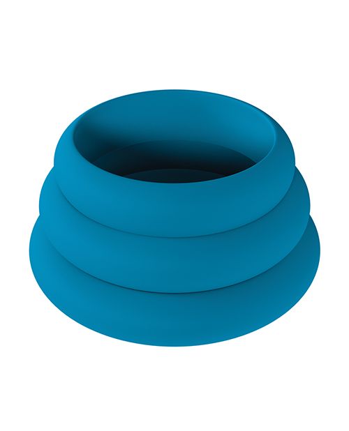 Levelz Wide O Silicone Cock Ring Set of 3