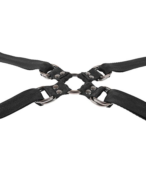 Velvet Noir Adjustable Hog Tie & Cuff Set