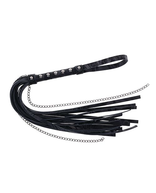 Velvet Noir Chain Flogger