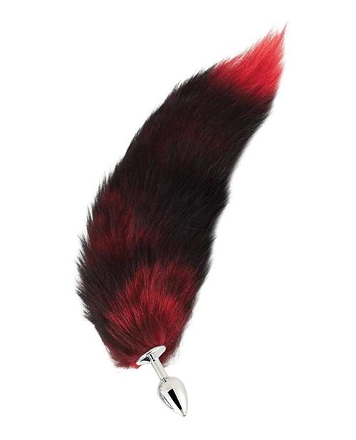 Pink Elephant Fox Tail Anal Plug