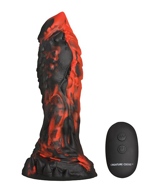 Creature Cocks Inferno Cock Vibrating Silicone Dildo