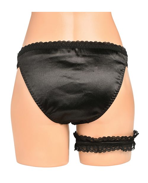 Bedroom Bliss Jolie Strap-On Panty Harness & Garter