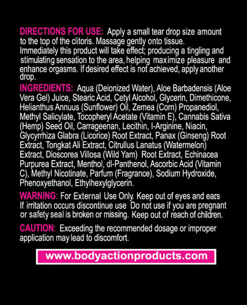 Body Action HemPleasure for Women