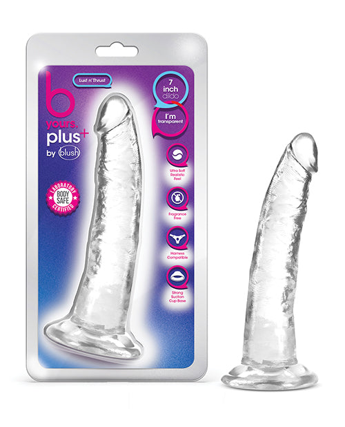 B Yours Plus 7.5 Inch Lust n' Thrust Dildo