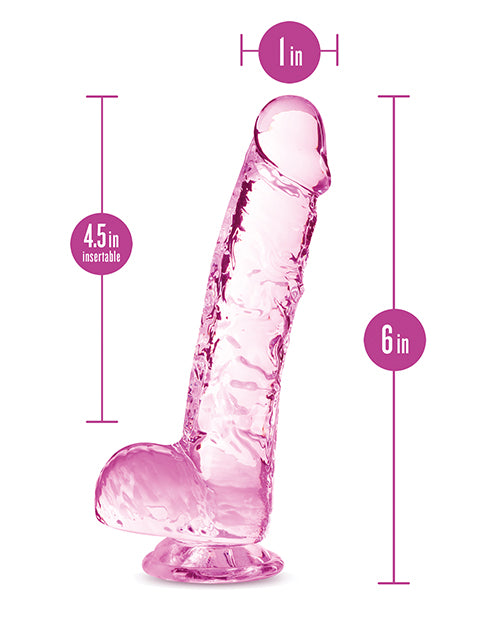 Naturally Yours 6 Inch Crystalline Dildo