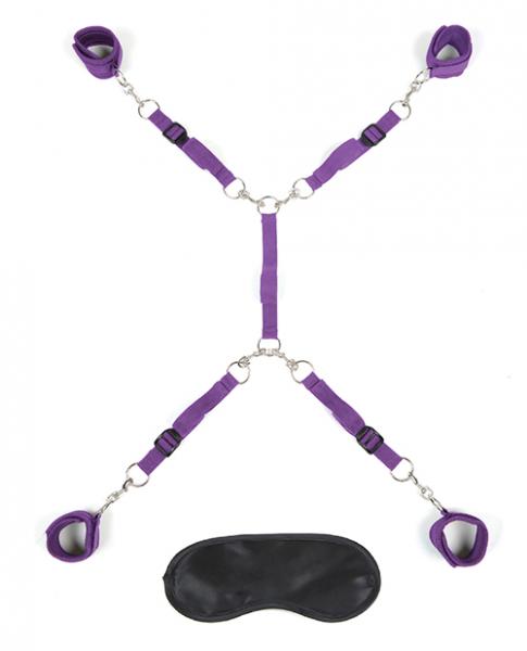 Lux Fetish Bed Spreader - Wicked Sensations