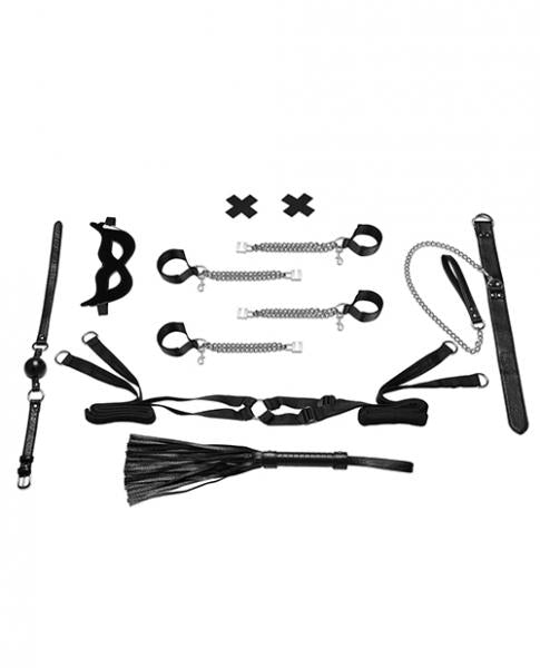 All Chained Up Bondage Play 6 Piece Bedspreader Set - Wicked Sensations