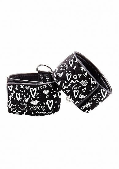 Ouch! Printed Hand Cuffs - Wicked Sensations