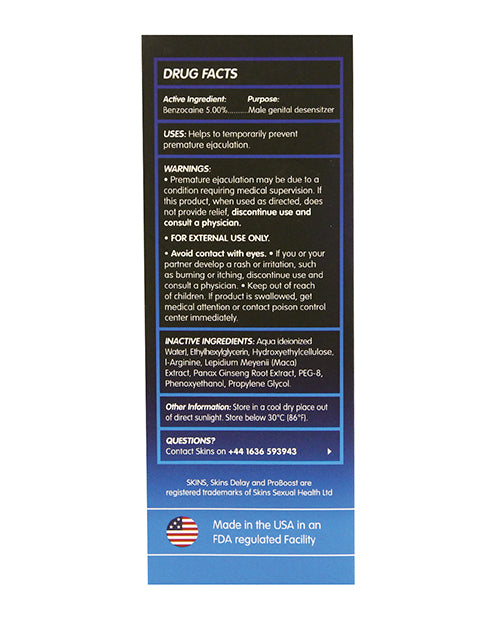 Skins Benzocaine Delay Serum-15 ml