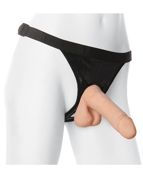 Vac-U-Lock 7 Inch UltraSkyn Cock With Ultra Harness
