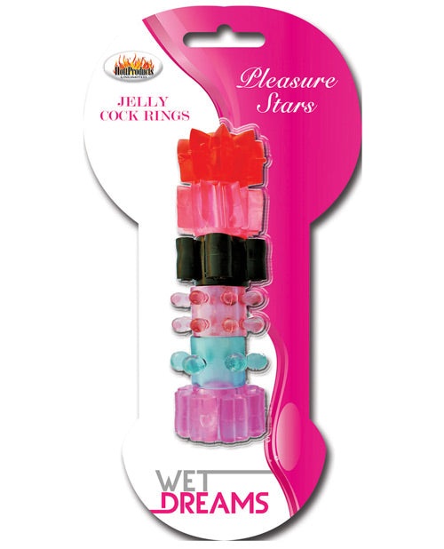 Wet Dreams Jelly Cock Rings - Wicked Sensations