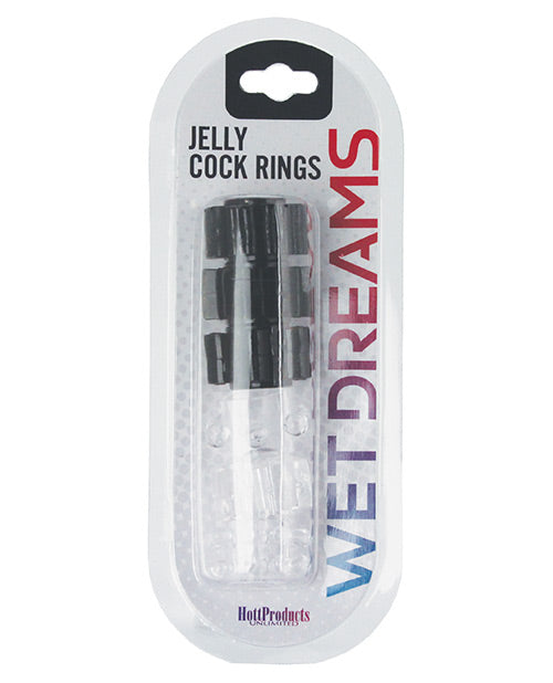 Wet Dreams Jelly Cock Rings - Wicked Sensations