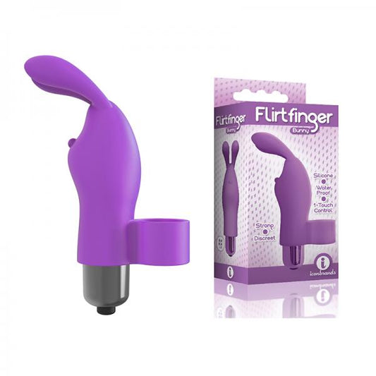 The 9's Flirtfinger Vibrator-Bunny