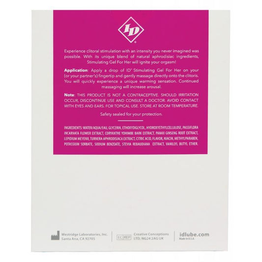 ID Stimulating Gel for Her