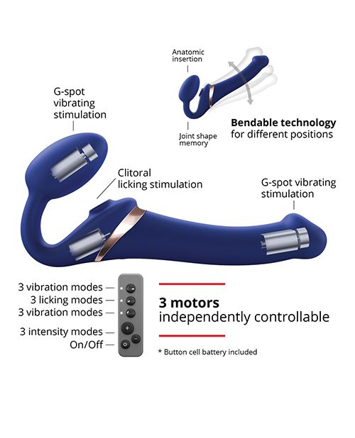 Strap On Me Multi Orgasm Bendable Strapless Strap On