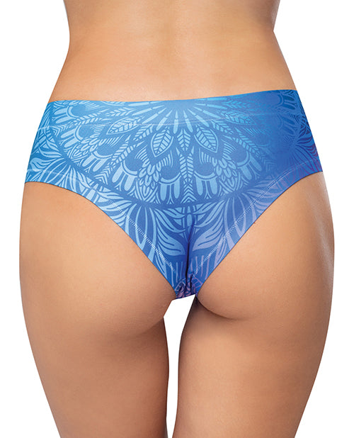 Mememe Mandala Message Printed Thong