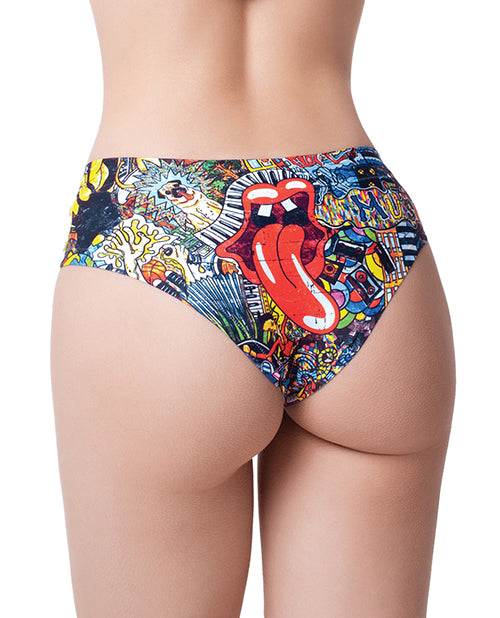 Mememe Psychotropical Trash Printed Thong