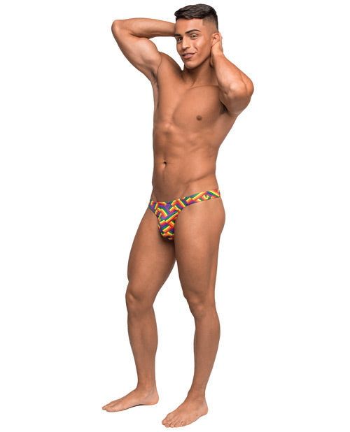 Male Power Pride Fest Contoured Pouch Bong Thong